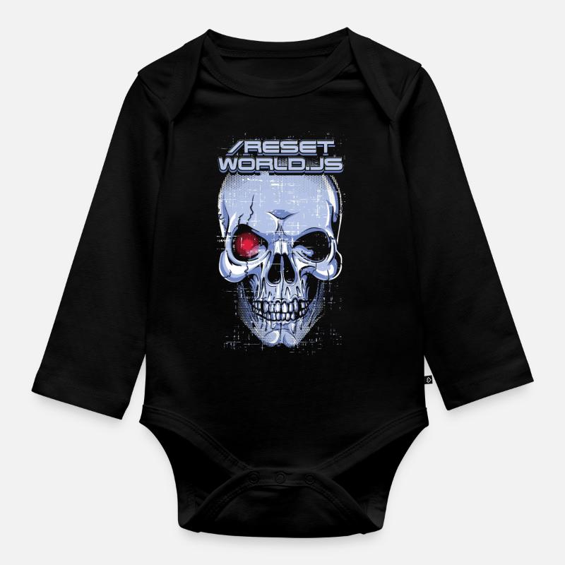 reset world JS - Baby Bio-Langarm-Body - Schwarz