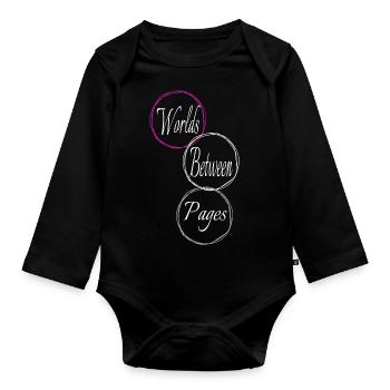 birthday present idea escape literary genres geek - Baby Bio-Langarm-Body - Schwarz - Vorne