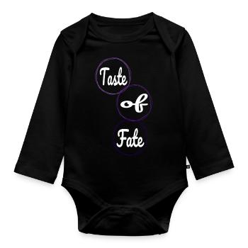 Culinary Craftsmanship Embracing Destiny - Organic Longsleeve Baby Bodysuit - black - Front