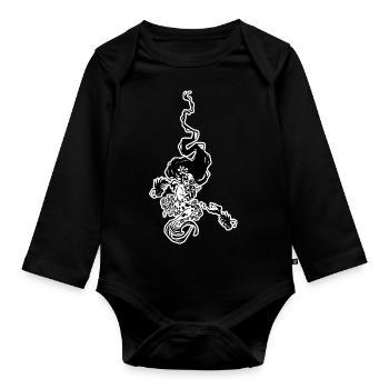 Creepy Mermaid - Body Bébé bio manches longues - noir - Devant