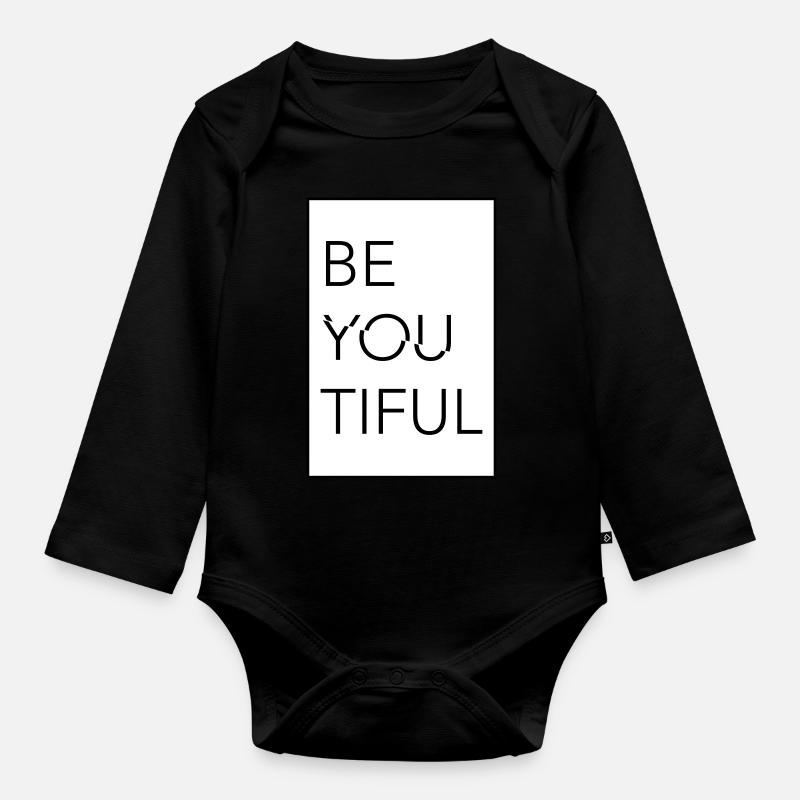 Être jeune - Body Bébé bio manches longues - noir