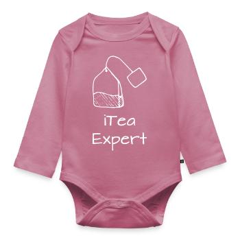 Itea expert Programmation cadeau d’information - Body Bébé bio manches longues - mauve - Devant