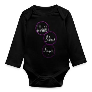 Happy Gift Idea Escape Quotes - Organic Longsleeve Baby Bodysuit - black - Front