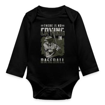 Sports America Trainers - Organic Longsleeve Baby Bodysuit - black - Front