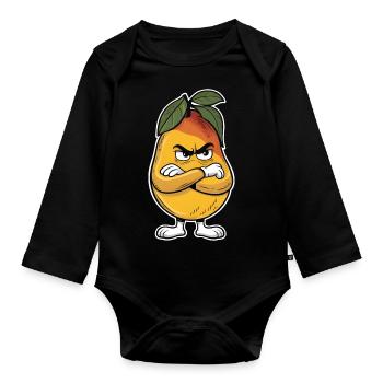 Mango - Baby Bio-Langarm-Body - Schwarz - Vorne