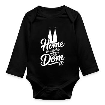 Cologne Home est là où le Dom est Cologne Carnaval Cologne - Body Bébé bio manches longues - noir - Devant