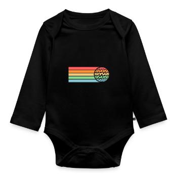 Golfers Golf - Organic Longsleeve Baby Bodysuit - black - Front