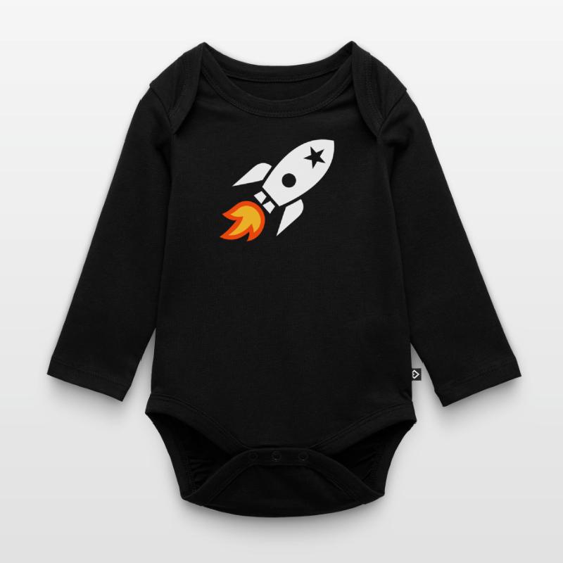Fusée Body Bébé bio manches longues