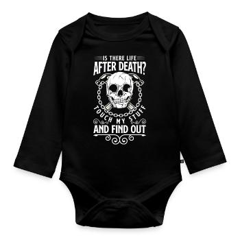 Craft Workshop Construction Site Screwdriver - Organic Longsleeve Baby Bodysuit - black - Front