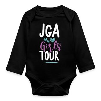 Jga Bachelorette Girls Tour - Body Bébé bio manches longues - noir - Devant