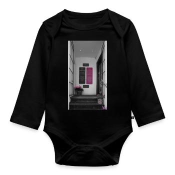 Grey Copenhagen - Organic Longsleeve Baby Bodysuit - black - Front