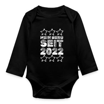 Jahr 2022 - Baby Bio-Langarm-Body - Schwarz - Vorne