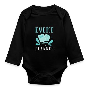 Gestionnaire d’événements Gestionnaire d’événements - Body Bébé bio manches longues - noir - Devant