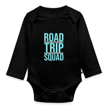 Road Trip - Body Bébé bio manches longues - noir - Devant