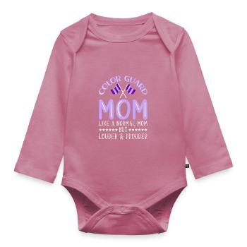 Color Guard - Baby Bio-Langarm-Body - Mauve - Vorne