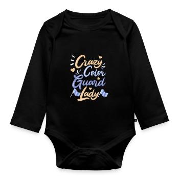 Color Guard - Baby Bio-Langarm-Body - Schwarz - Vorne