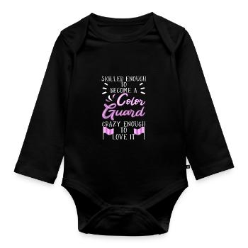 Color Guard - Baby Bio-Langarm-Body - Schwarz - Vorne