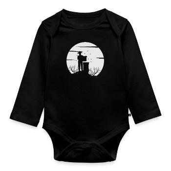 Bee Beekeepers - Organic Longsleeve Baby Bodysuit - black - Front
