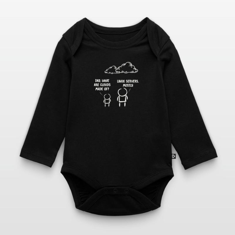 Computer IT Joke Funny Programmer Geek Linux Organic Longsleeve Baby Bodysuit
