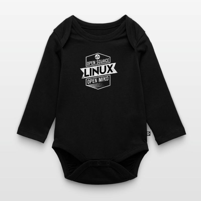 Programmers Linux Gift Open Source Organic Longsleeve Baby Bodysuit