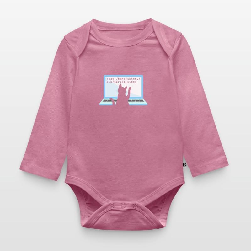 Chat comme codeur codeur propriétaire de chat Body Bébé bio manches longues