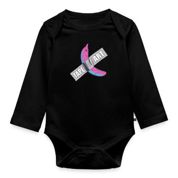 TAPE Artist Ducktape Neon Banana Art Hobby - Organic Longsleeve Baby Bodysuit - black - Front