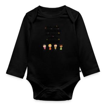 Großartige erzieherin Lehrer Kindergarten Kinder - Baby Bio-Langarm-Body - Schwarz - Vorne