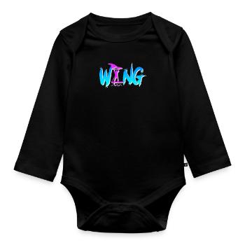 Wing Foiling Wing Surf Wing Foil Wingfoil - Baby Bio-Langarm-Body - Schwarz - Vorne