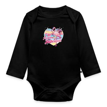 Streaming fabuleux - Body Bébé bio manches longues - noir - Devant