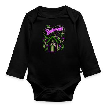 Bauherrin Eigenheim Damen - Baby Bio-Langarm-Body - Schwarz - Vorne