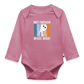 Nicht genug Platz hier Baby Geburt Spermium - Baby Bio-Langarm-Body - Mauve - Vorne