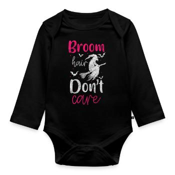 Sorcellerie Femmes Monstre de Sorcellerie - Body Bébé bio manches longues - noir - Devant
