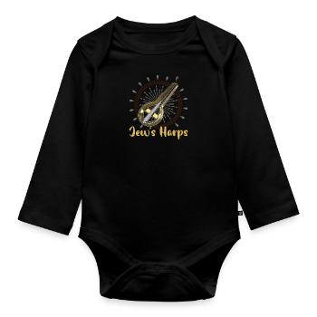 Jew's Harp Instrument Qopuz Maultrommel - Baby Bio-Langarm-Body - Schwarz - Vorne