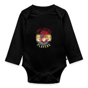 Lacrosse - Baby Bio-Langarm-Body - Schwarz - Vorne