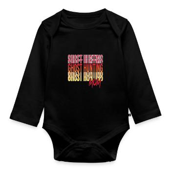 Chasseurs de fantômes - Body Bébé bio manches longues - noir - Devant