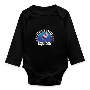 Jelly Whisperer - Organic Longsleeve Baby Bodysuit - black - Front