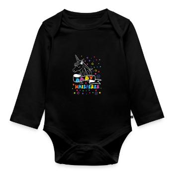 Babysitter - Baby Bio-Langarm-Body - Schwarz - Vorne