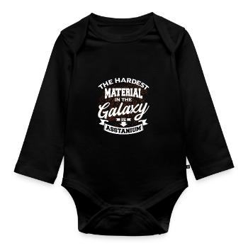 Locksmith - Organic Longsleeve Baby Bodysuit - black - Front