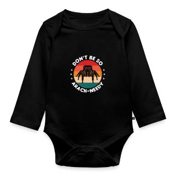 Insekten - Baby Bio-Langarm-Body - Schwarz - Vorne