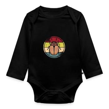 Insekten - Baby Bio-Langarm-Body - Schwarz - Vorne