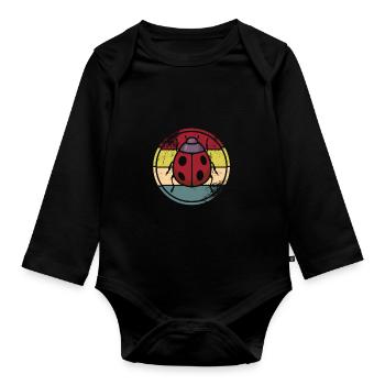 Insekten - Baby Bio-Langarm-Body - Schwarz - Vorne