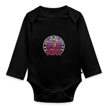Dodo - Baby Bio-Langarm-Body - Schwarz - Vorne