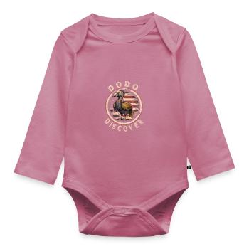 Dodo - Organic Longsleeve Baby Bodysuit - mauve - Front