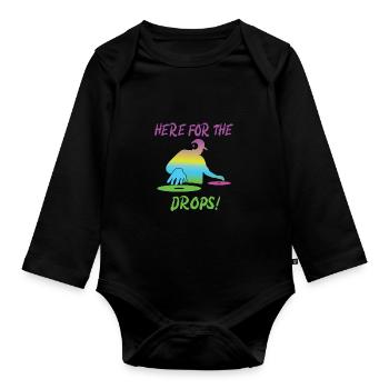 Festival - Baby Bio-Langarm-Body - Schwarz - Vorne