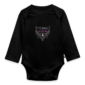Goth Emo - Organic Longsleeve Baby Bodysuit - black - Front