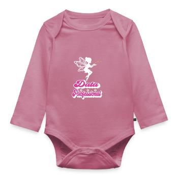 Analyste de données Responsable de la protection des données - Body Bébé bio manches longues - mauve - Devant