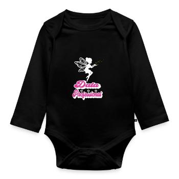 Daten Analytiker Datenschutz Beauftragter - Baby Bio-Langarm-Body - Schwarz - Vorne