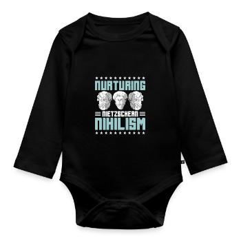 Philosophy - Organic Longsleeve Baby Bodysuit - black - Front