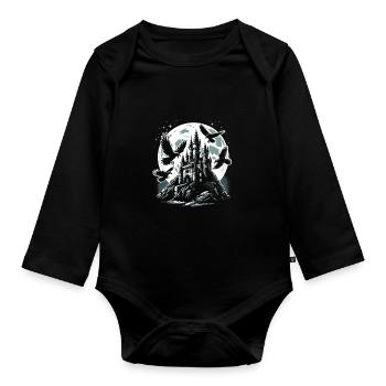 Gothique - Body Bébé bio manches longues - noir - Devant