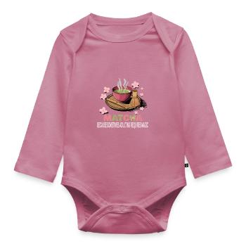 Matcha - Baby Bio-Langarm-Body - Mauve - Vorne